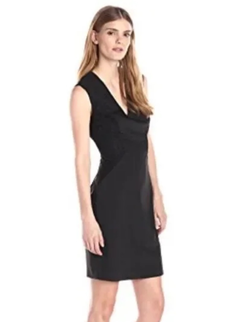 Rebecca Taylor Black Tropical Wool Blend Lace Shift Dress